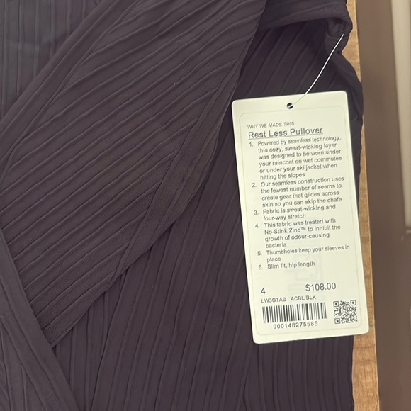 Lululemon Rest Less Pullover in Black - Picture 4 of 6